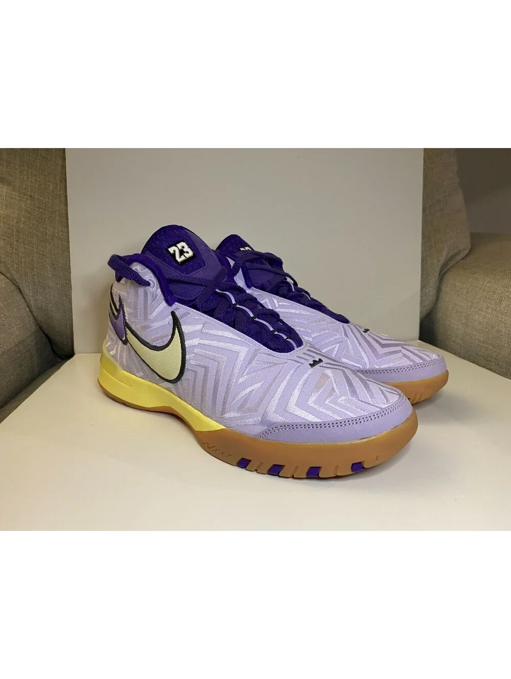 Nike Zoom LeBron NXXT Genisus IH2370-500 Mens Sneaker 11 Purple Basketball Shoes
